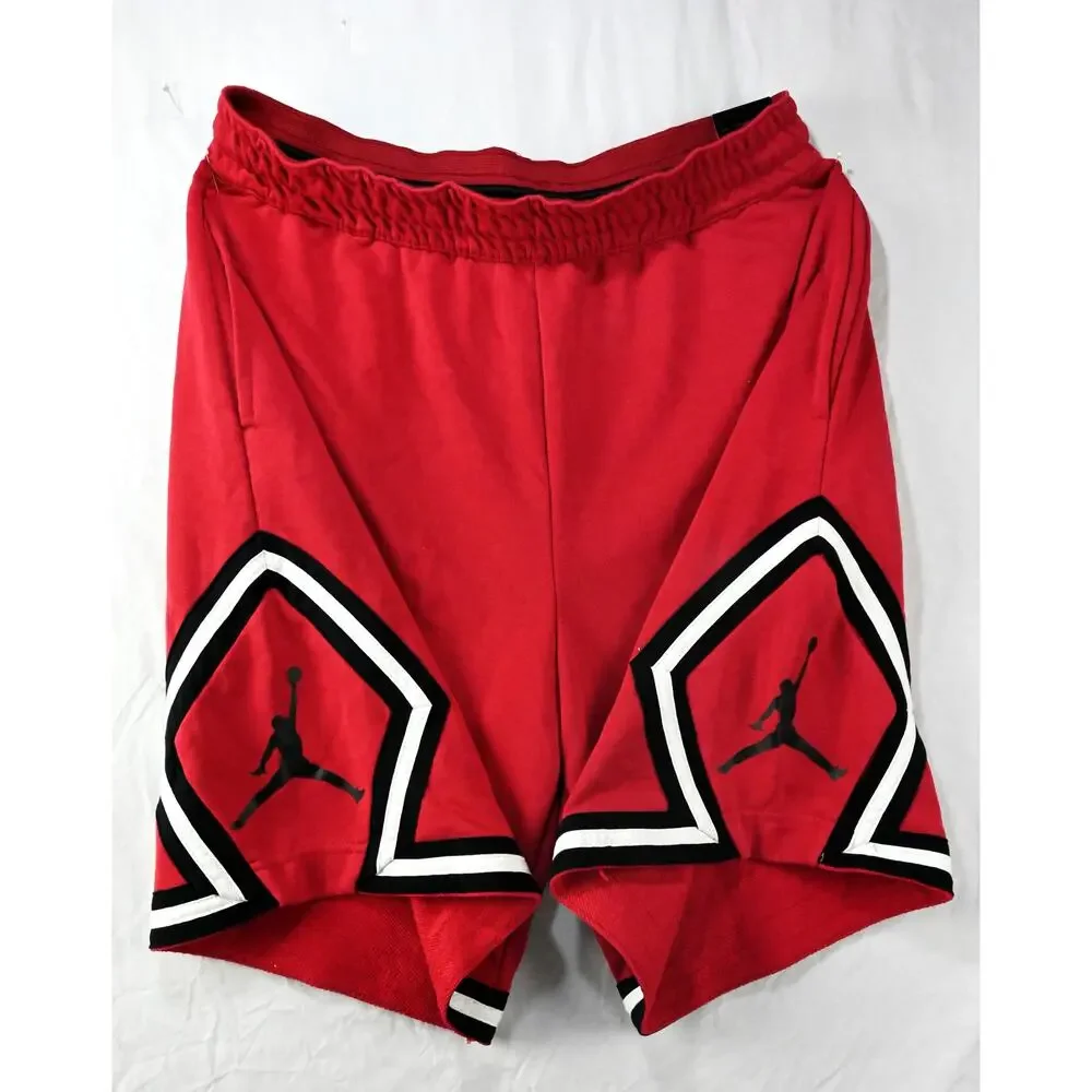 Air Jordan Jumpman Fleece Diamond Shorts Men's Large CV7317-687 NWT